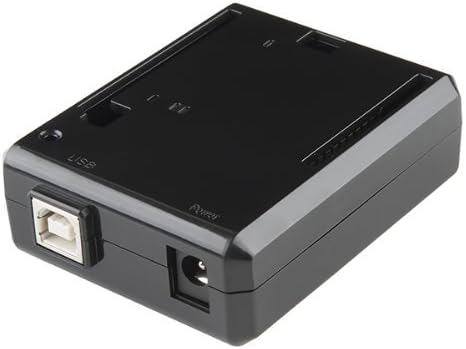 SB Components Premium Arduino Uno Case Enclosure Protective Case Cover for Arduino UNO R3 (Black) - ROHS Compliant