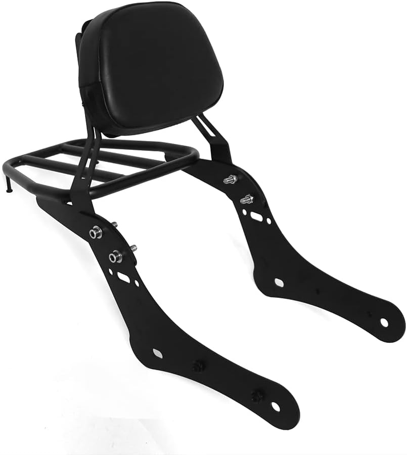 Detachable Passenger Backrest Sissy Bar for Kawasaki Vulcan S 650 VN650 2015 2016 2017 2018 2019 (with luggage rack)