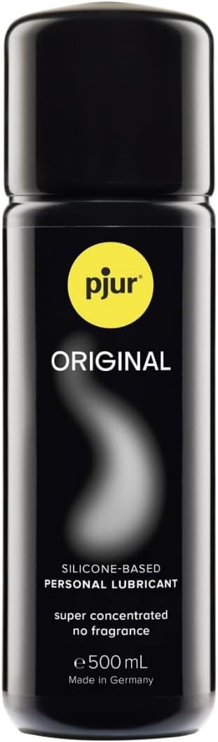 pjur Original - Long-Lasting, Extra-Smooth Silicone-Based Lubricant and Massage Oil for Enhanced Pleasure - Latex Condom Compatible - Zero Odors, Flavors, or Preservatives (500ml)