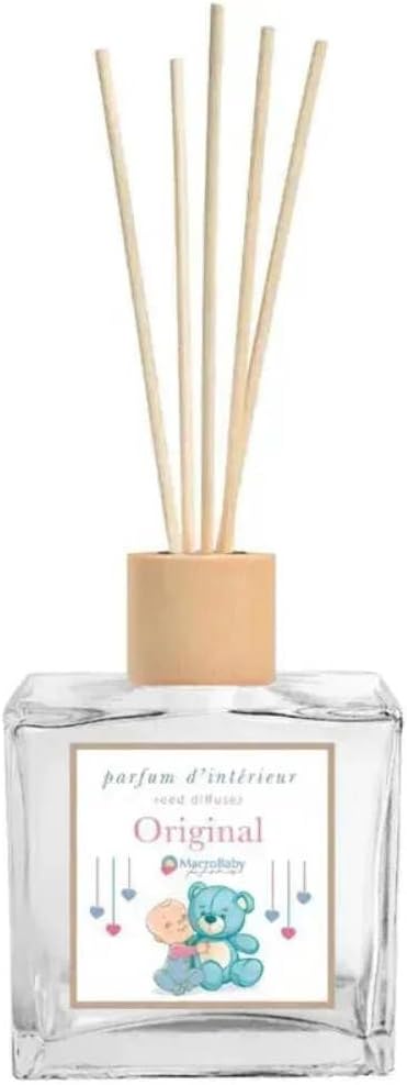 Macrobaby Air Freshener Reed Diffuser, Home Diffuser Scent | Baby Nursery Room Reed Diffuser, 200ml