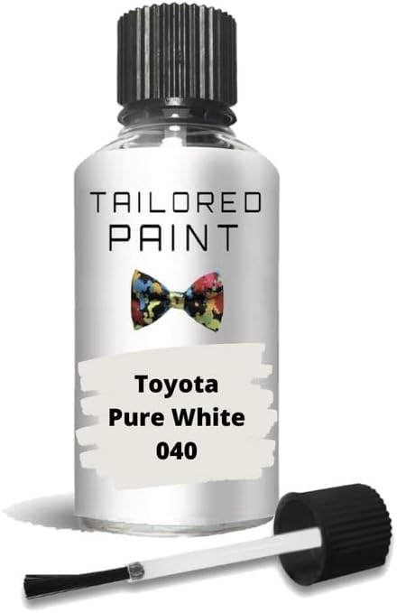 For Toyota 2000-Present Pure White 040 Touch Up Paint Pen With Brush (Touch Up)