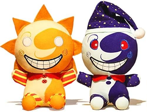 TZMAPU Sundrop and Moondrop Security Breach Plush, Clown Figure and Collection Stuffed Animals Plush Toys,Birthday Christmas for Kids and Fans