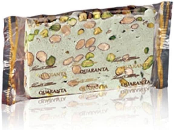Quaranta Soft Nougat with Pistachio 150g Slice