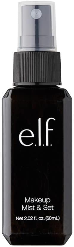 e.l.f. Makeup Mist & Set, Setting Spray, Long Lasting Wear, Soothing & Hydrating Ingredients, Small, 60ml