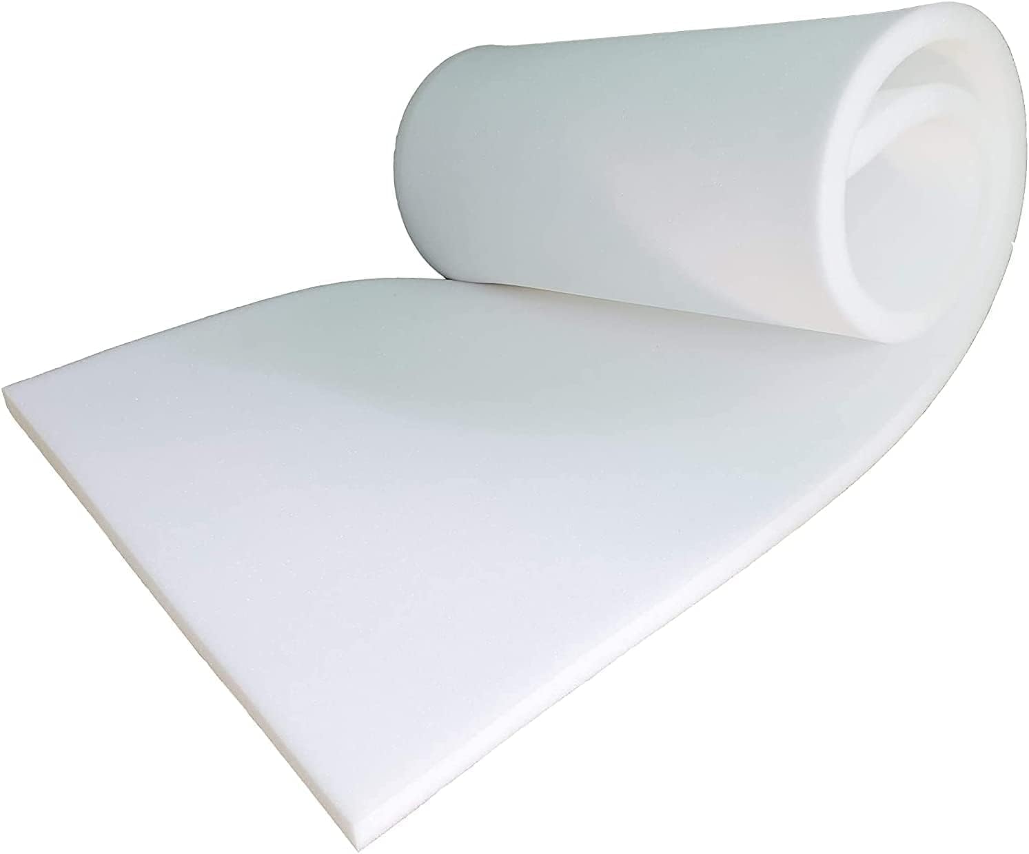 EDOW 79" X16" X 0.5" High Density Upholstery Firm Foam Cushion Sheet Seat Cushion Replacement Foam Padding for Home Accessories Supplies