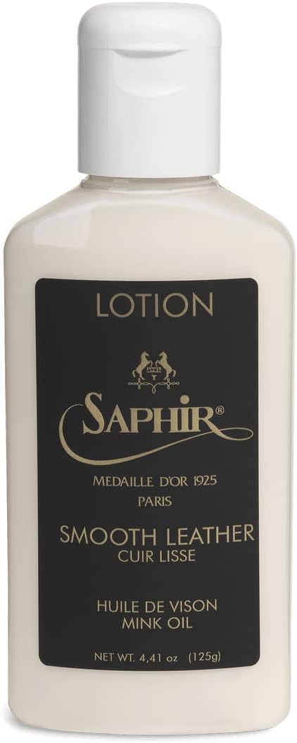 Saphir Medaille d'Or Leather Lotion – Protects & Nourishes Apparel, Bags, Furniture