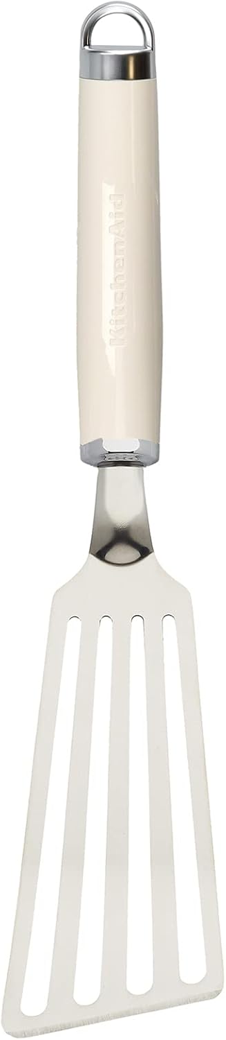 KitchenAid Flex Turner, Large Spatula, Durable and Washable Turner, Almond Cream