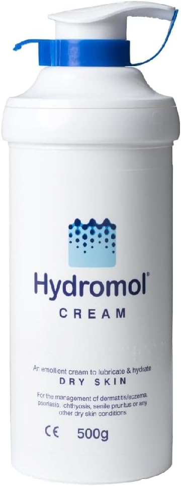 Hydromol Cream, 500 g, For the Management of Dry Skin, Eczema and Psoriasis, Eczema Cream for Adults and Children