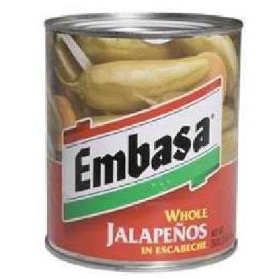 Embasa Whole Jalapenos 12x 26OZ