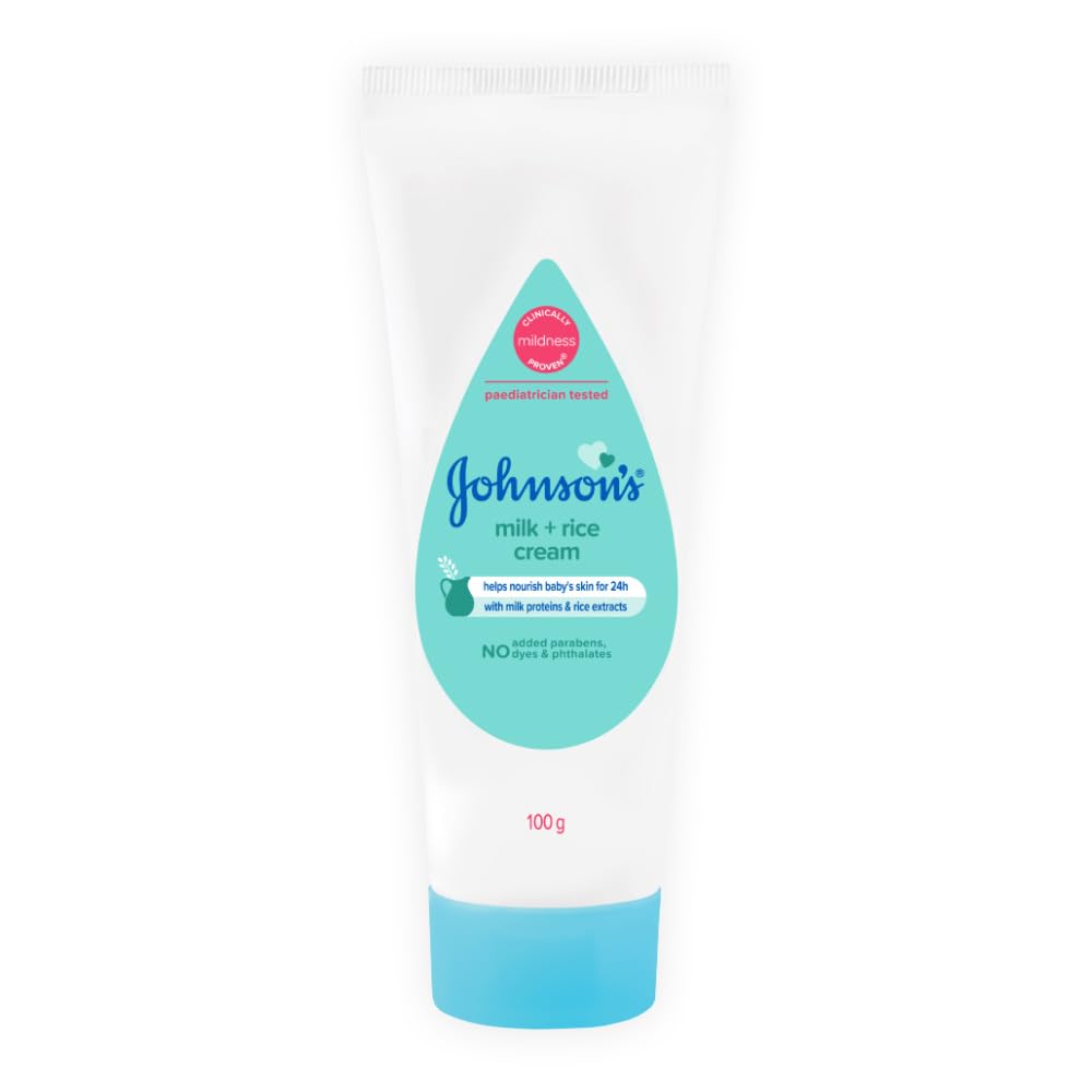 Johnson's Baby Milk and Rice Cream, 100g