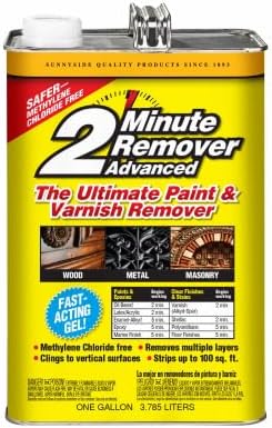 Sunnyside Corporation 2 Minute Remover Advanced Paint & Varnish Remover, 1 Gallon - Gel