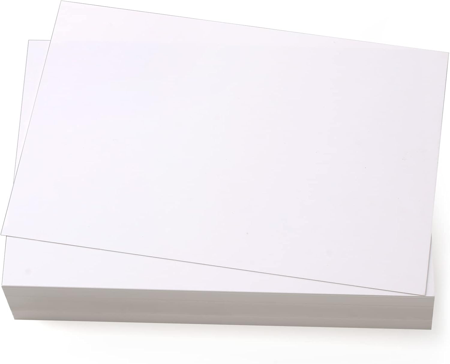 Utron 56 Pack 5x7 White Blank Cardstock Paper, 250GSM Thick, 90 lb, Printable on Both Sides