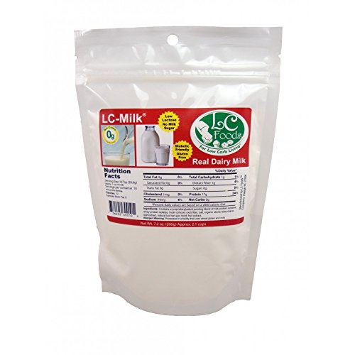 Low Carb Milk Mix - LC Foods - All Natural - High Protein - Low Lactose - High Calcium - No Sugar - Diabetic Friendly - Low Carb Milk - 7.2 oz