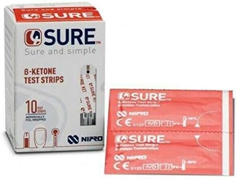 4Sure Sure and Simple B-Ketone Test Strips 1x 10