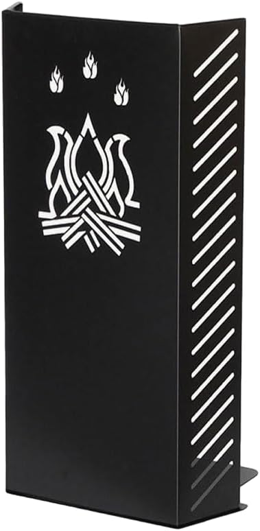 LIMAC SCUDY Design, Baby Protector Ideal for Sufe Wood and Pellets, Burning Protection Glass Stove or Fireplace, Anti Scald Children, Animals. Made in Italy, Firestyle Patent (SCUDY 84)