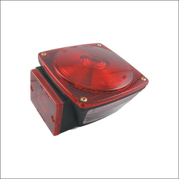 Uni-Bond Lighting Submersible STTL Trailer LAMP RED for Vehicle Under 80IN Wide