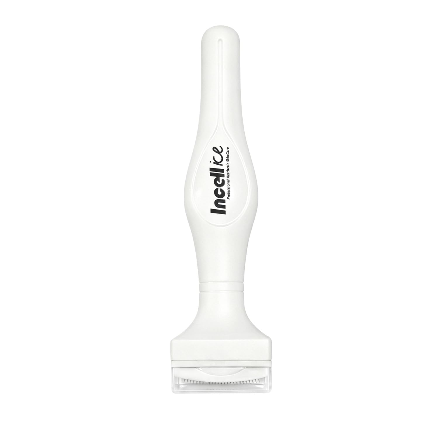 Derma Stamp, INCELLICE 175 Titanium Microneedle Stamp for Face, Derma Roller Stamper Skincare Tool for Men and Women Home Use - Matte White