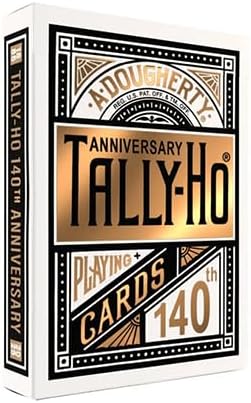 Tally Ho 140th Anniversary (Metaluxe) Playing Cards by US Playing Card