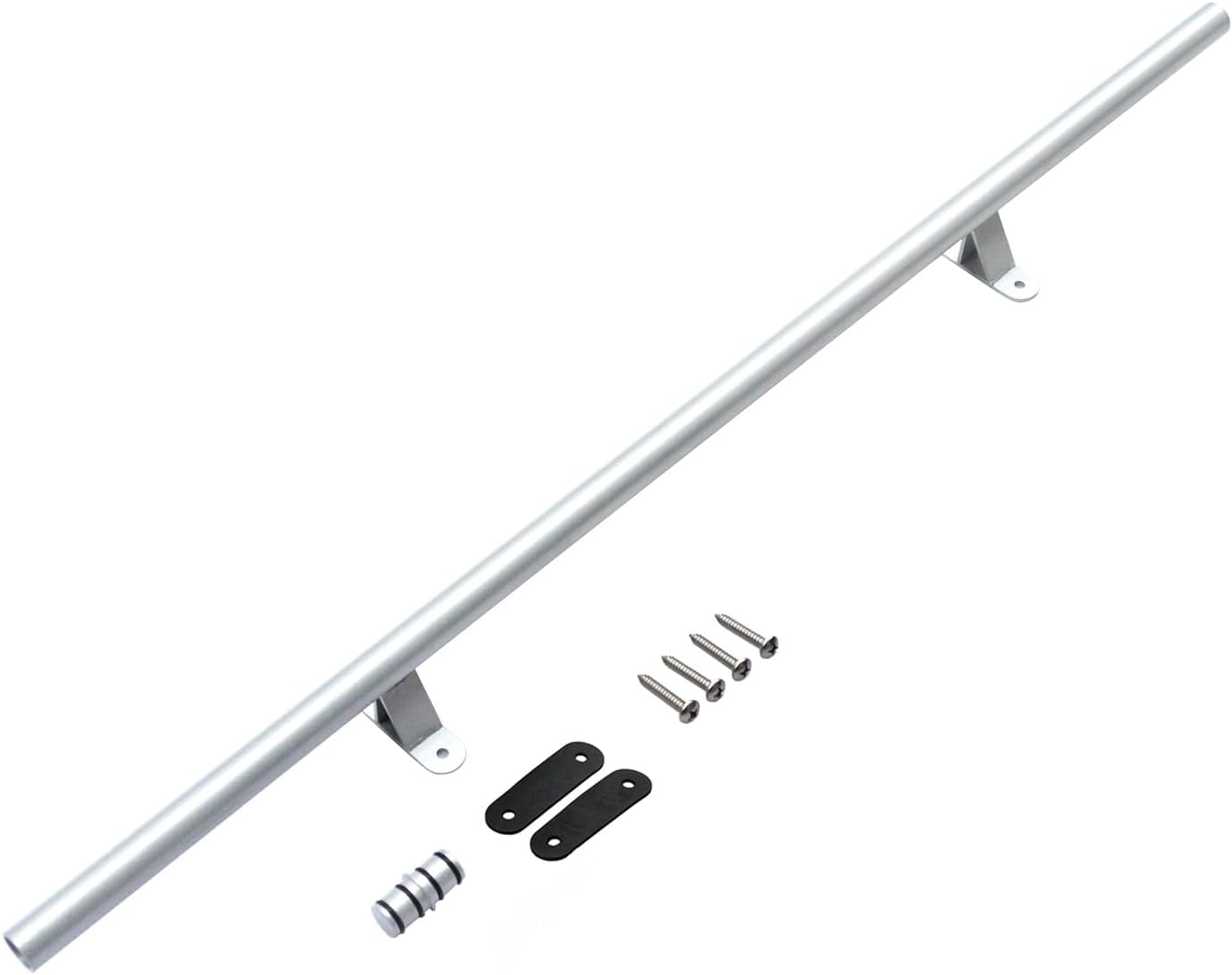 DIYHD 3.3FT Extention Track for Sliding Library Ladder Hardware,Silver