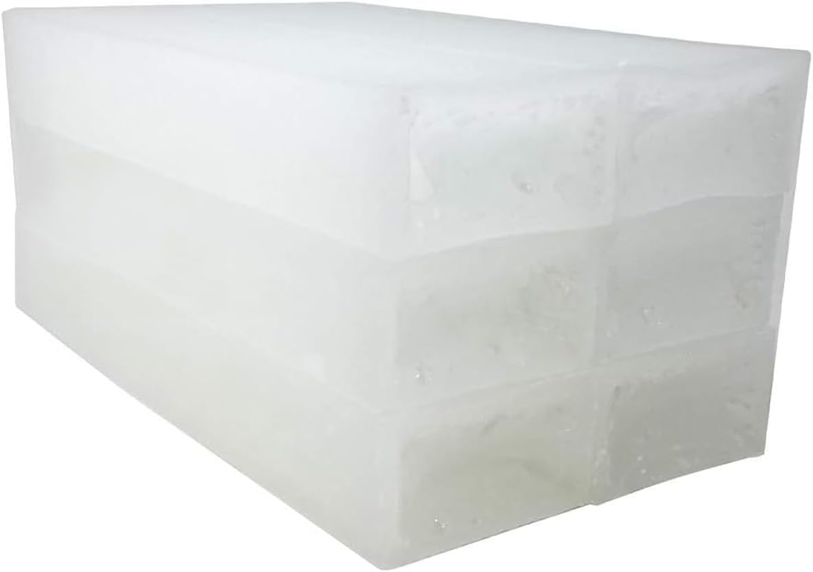Blended Waxes, Inc. Household Paraffin Wax Blocks for Candle Making, Canning, Waterproofing, Metal Preservation, and a Variety of Other Applications (1lb. Blocks - 6 Blocks)