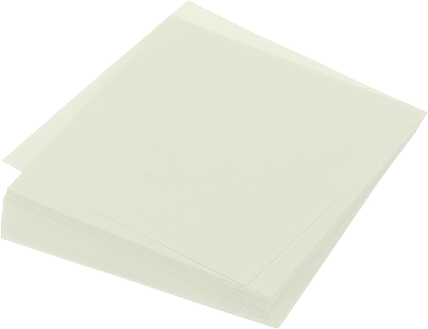 MECCANIXITY 100 Sheet Origami Paper Double Sided Cream White 5x5 Inch Square Sheet for Art Craft Project, Beginners, Gifts Decor
