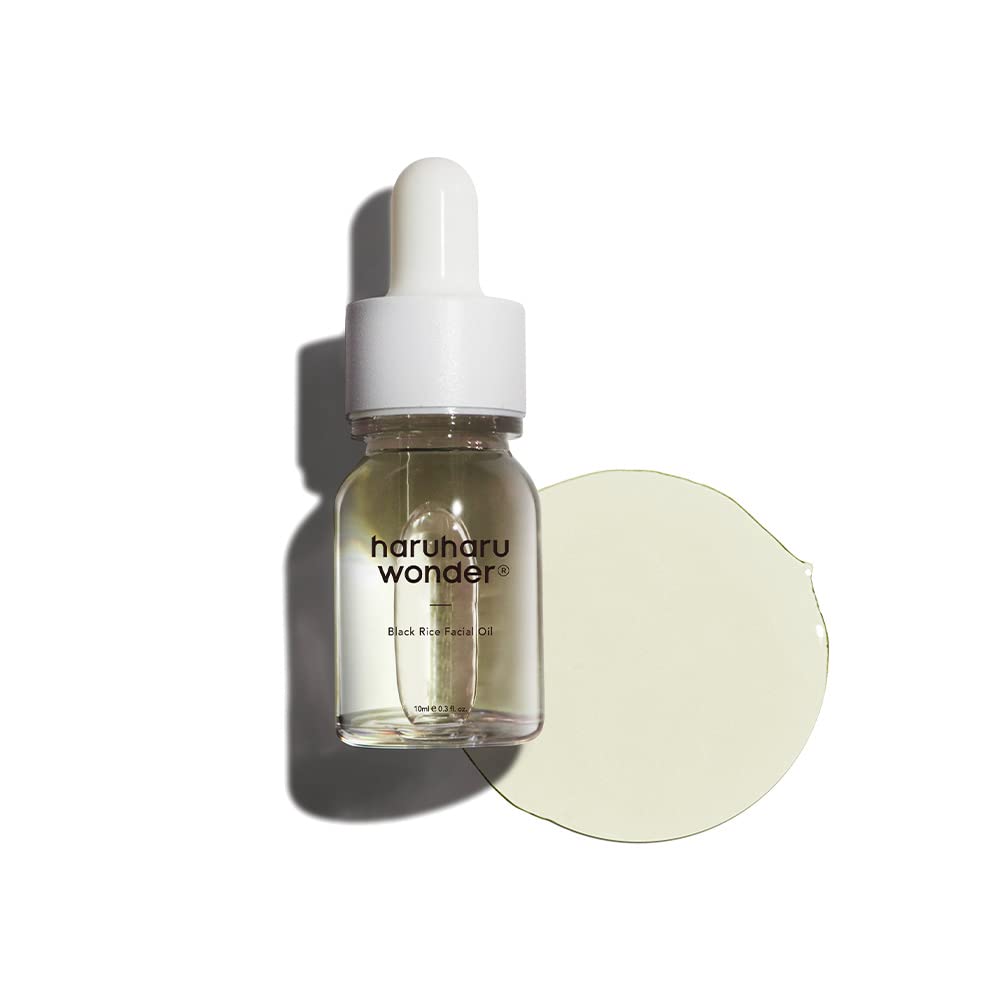 HARUHARU Wonder Black Rice Facial Oil (10ml) | Vegan, Crurelty Free, EWG-Green…