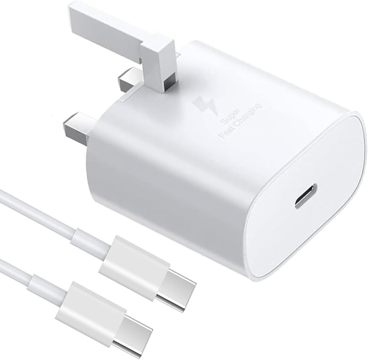 For Honor Pad X7/Pad 10/X9a/X9/Pad9 Pro/Pad 9/Pad 8/Pad X8/Pad X8a/X8a Pro/X8a Lite/MagicPad 13 Charger Plug [25W] Super Fast Charger Plug USBC Fast Charging Cable [1M] High Speedy Adapter UK 3 Pin