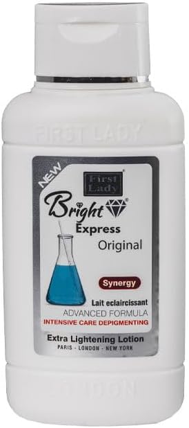 First Lady Kojic Acid Skin Brightening Body Lotion with Vitamin C & AHA, 500ml, Moisturizing Formula for Dark Spots, All Skin Types