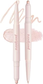 Peripera SUGAR TWINKLE DUO EYE SHADOW STICK (01 DEWY NUDE) - Shimmer, Highlighter, Convenient Eye Shadow Cream