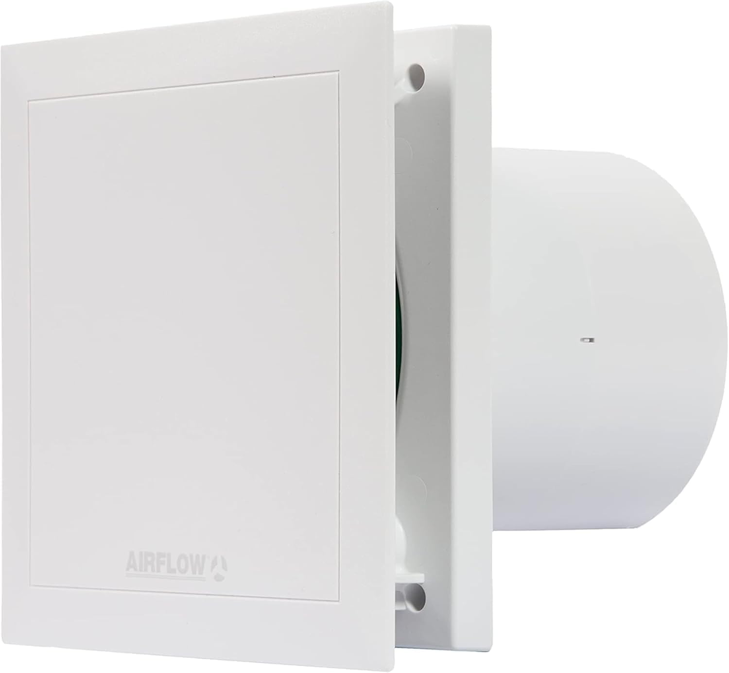 Airflow QT100T Extractor Fan – 25 L/s, Adjustable Delay Start & Timer Overrun, QuietMark Certified (25 dB), 100mm Duct, German‑Made, 2‑Speed Options (5W/9W), 3‑Year Warranty
