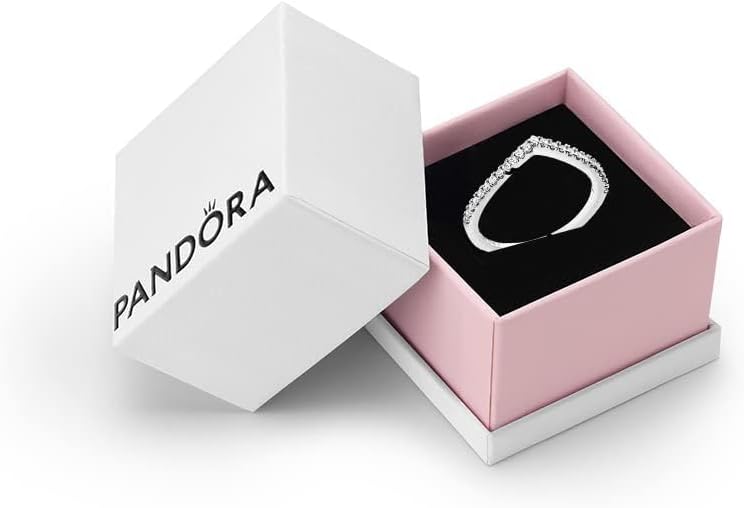 PANDORA Timeless Sparkling Wishbone Ring