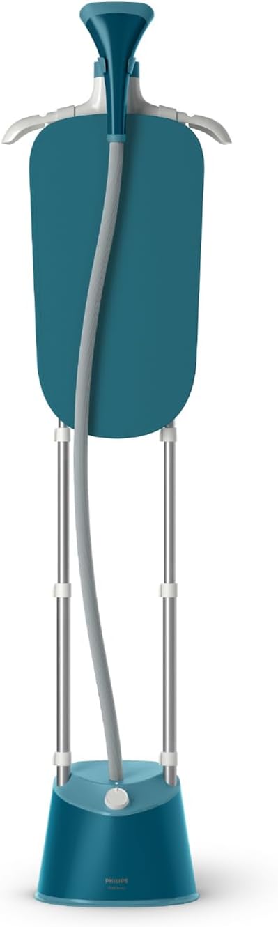 Philips Garment Steamer 1000 Series- 1800W, Large 1.8L water tank, 3 steam settings, Integrated StyleBoard, Easy de-wrinkling, Kills 99.9% of bacteria and dust mites* (STE1040/20)