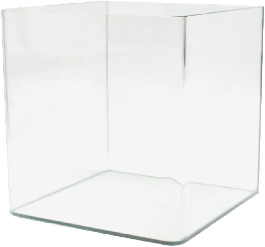 Amtra Nanotank 90 - Aquarium Tank 90 Liters - Extra Clear Glass Case 45 x 45 x 45 cm - Tank for Goldfish or as a Turtle Tank for Water Turtles with Shock Absorbing Mat Included