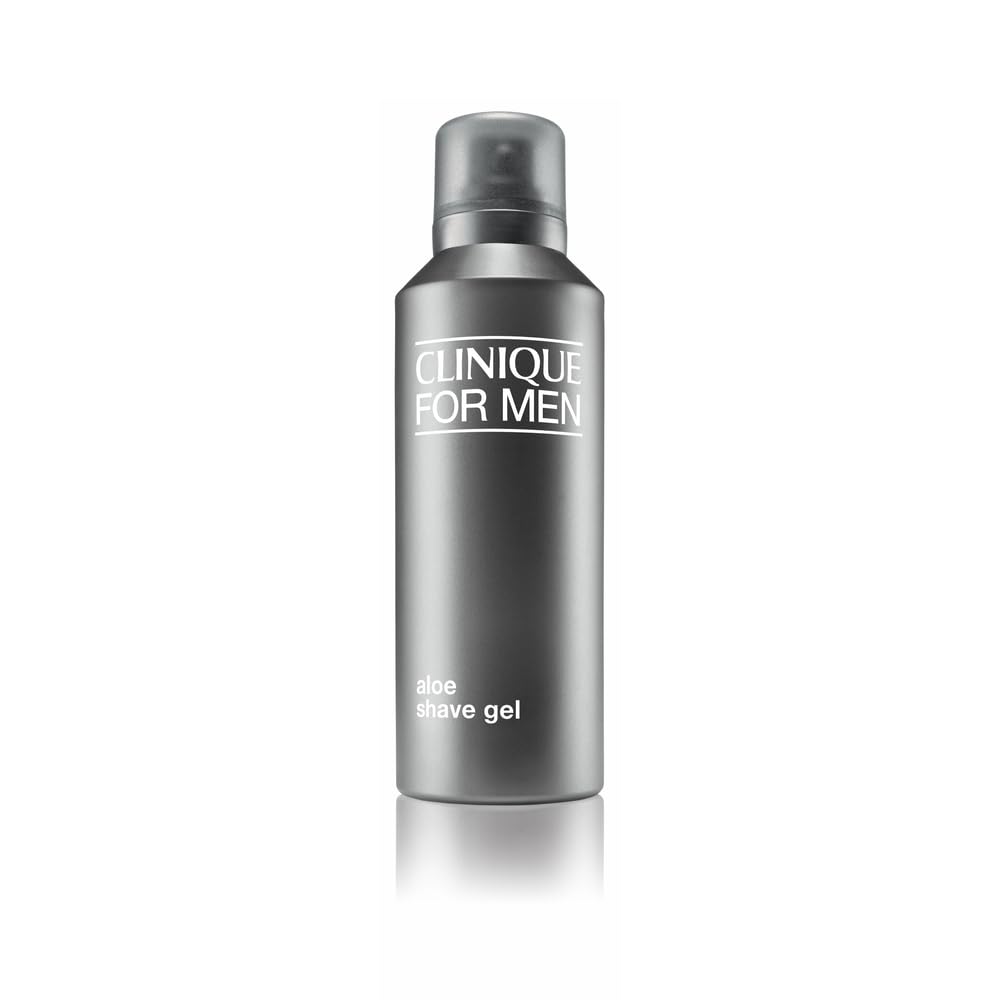 Clinique For Men Aloe Shave Gel | Oil-Free Formula | Softens Beard | Smooth + Close Shaving Gel, 4.2 Fl Oz