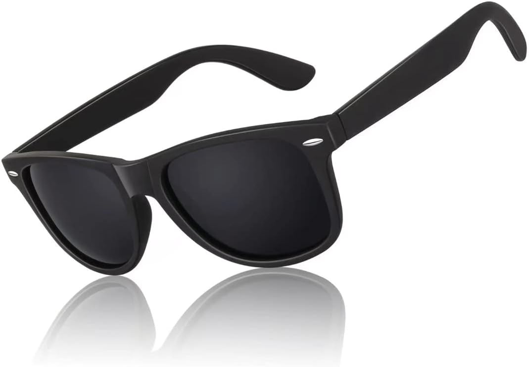 LINVO Polarised Sunglasses for Men Women UV400 Protection Shades 80's Retro Style Driving Cycling Sports Fishing Travel Sun glasses