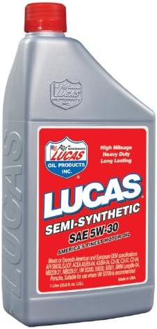 Lucas Oil 10270 Semi-Synthetic 5W-30 Motor Oil