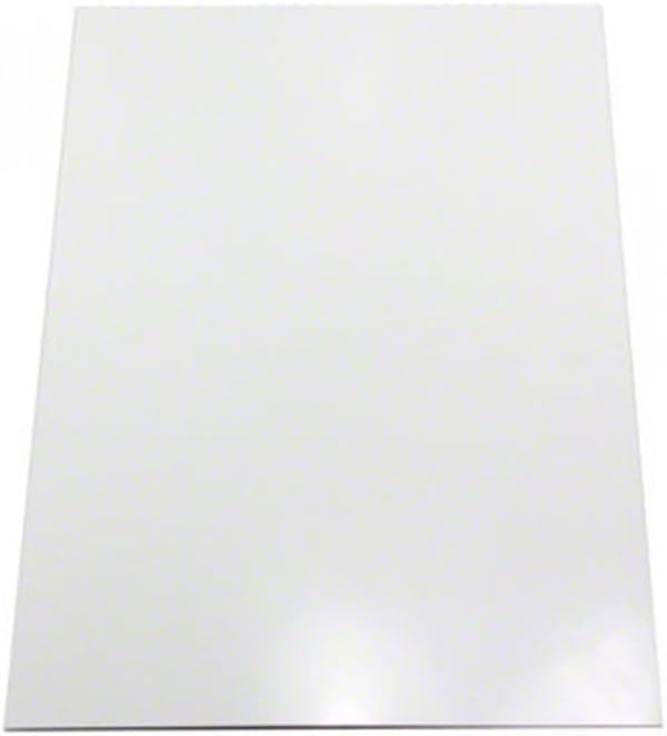 FerroFlex® A4 Flexible 3M Self Adhesive & Gloss White Ferrous Sheet for Walls, Office, Home and Creating Instant Surfaces Magnets Will Attract To - 1 Sheet