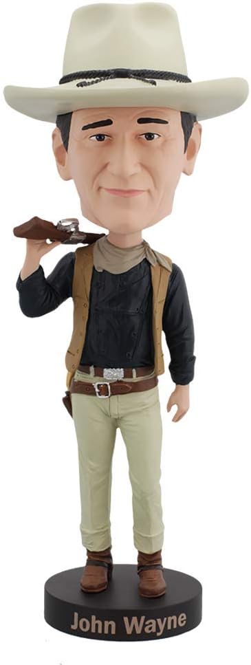 Royal Bobbles John Wayne Cowboy Collectible Bobblehead Statue