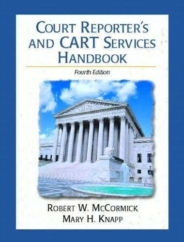 Court Reporter's and CART Services Handbook