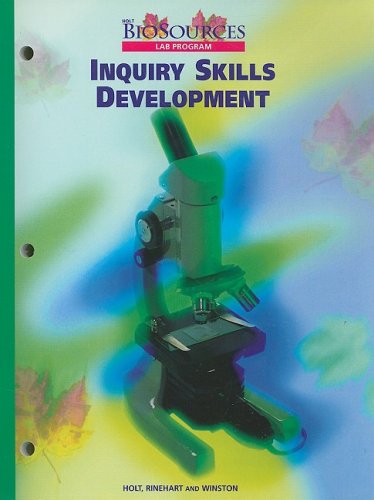 Holt Biosources Lab Program: Inquiry Skills Development