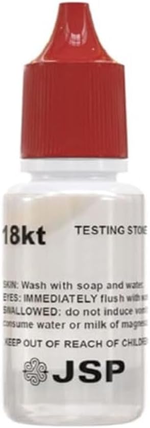 Waytest 18K Gold Testing Solution Purity Determiner Jewelry Scrap Precious Metal Made in USA