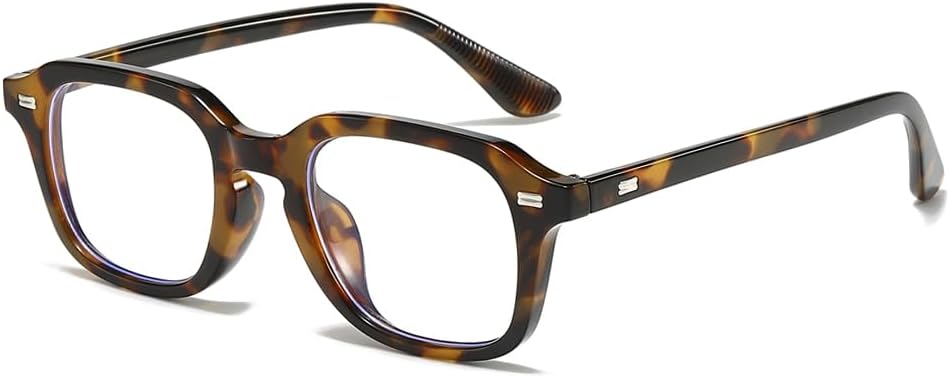 YAMEIZE Vintage Square Blue Light Blocking Glasses for Women Men Retro Anti Blue Light Eyeglasses Computer Gaming Glasses