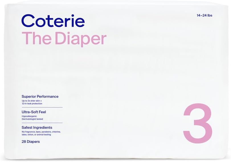 Coterie, Diaper Size 3, 28 Count