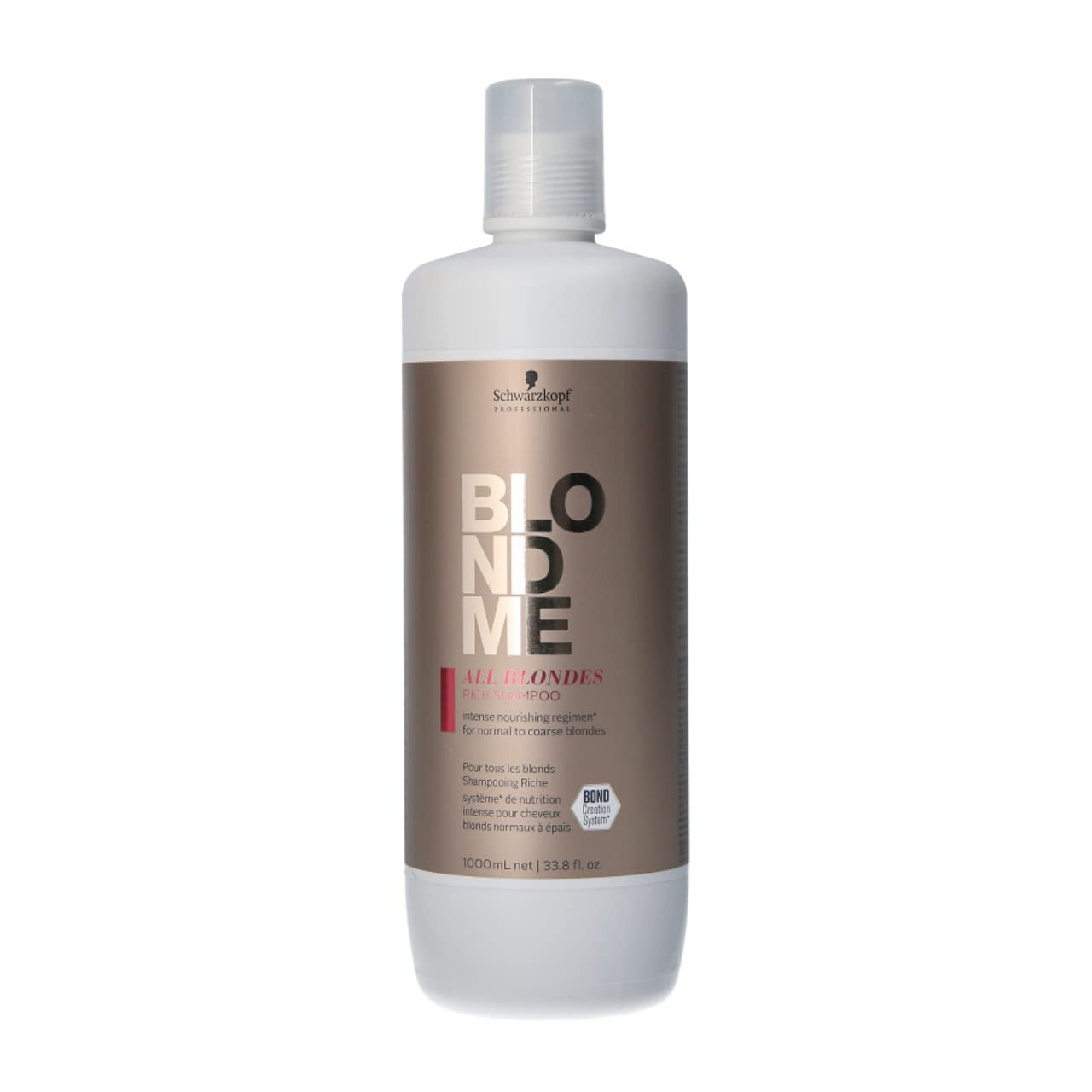 BlondMe All Blondes Rich Shampoo – Nourishing and Hydrating Rich Regimen – Moisturizing Shampoo for Normal to Coarse Color Treated and Natural Blonde Hair