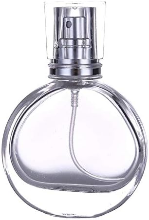 30ml Empty Glass Perfume Spray Bottle Atomizer Refillable Clear Round