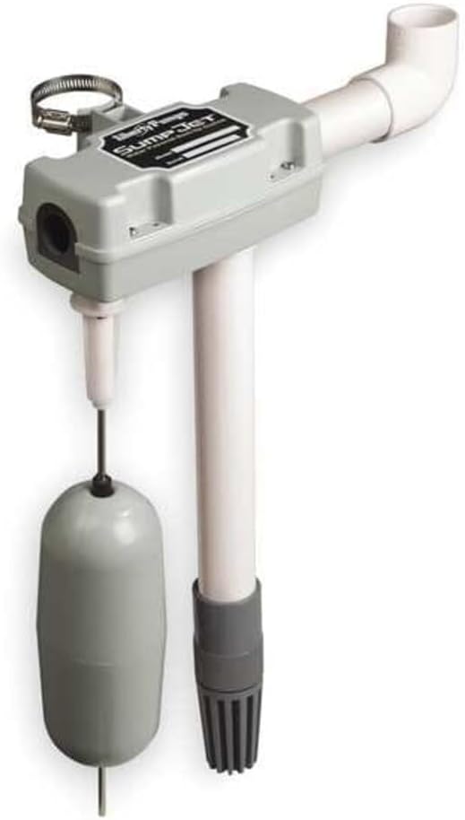 SumpJet® Water Powered Backup Emergency Sump Pump