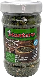 Montero Chimichurri Mix 2oz - Dry Chimichurri Sauce Blend - Fat & Cholesterol Free - Sugar Free - Lite & Healthy