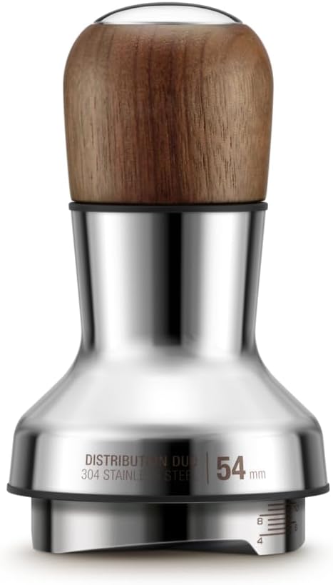 Breville BEA203WLW Distribution Duo Espresso Tool, 54mm, Walnut