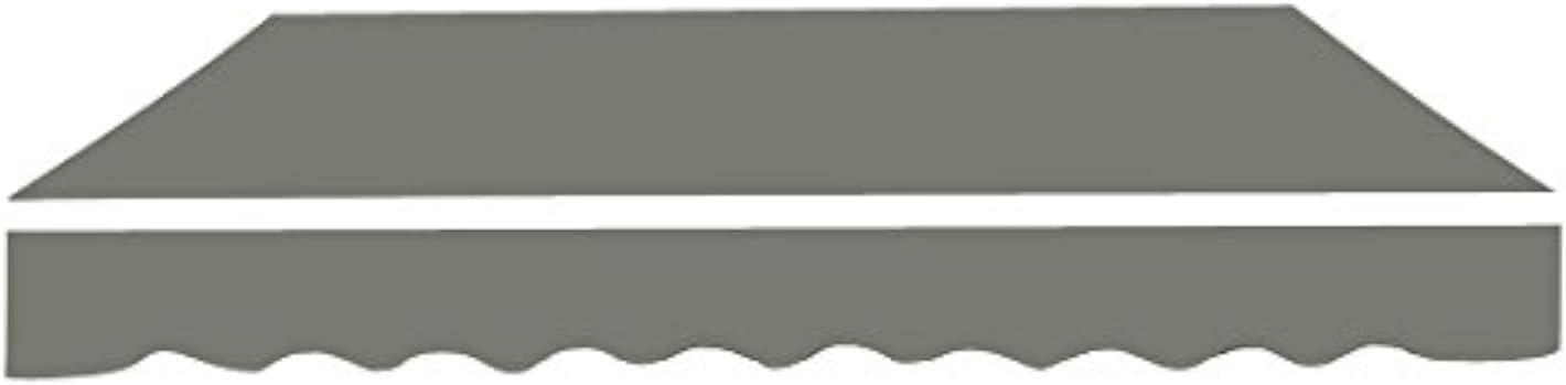 Greenbay Grey Garden Patio Awning Canopy Sun Shade Shelter Replacement Fabric - 3M x 2.5M