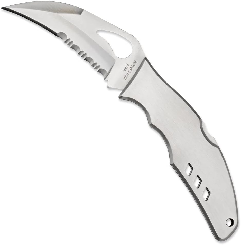 Byrd Crossbill Stainless Combination Edge Knife